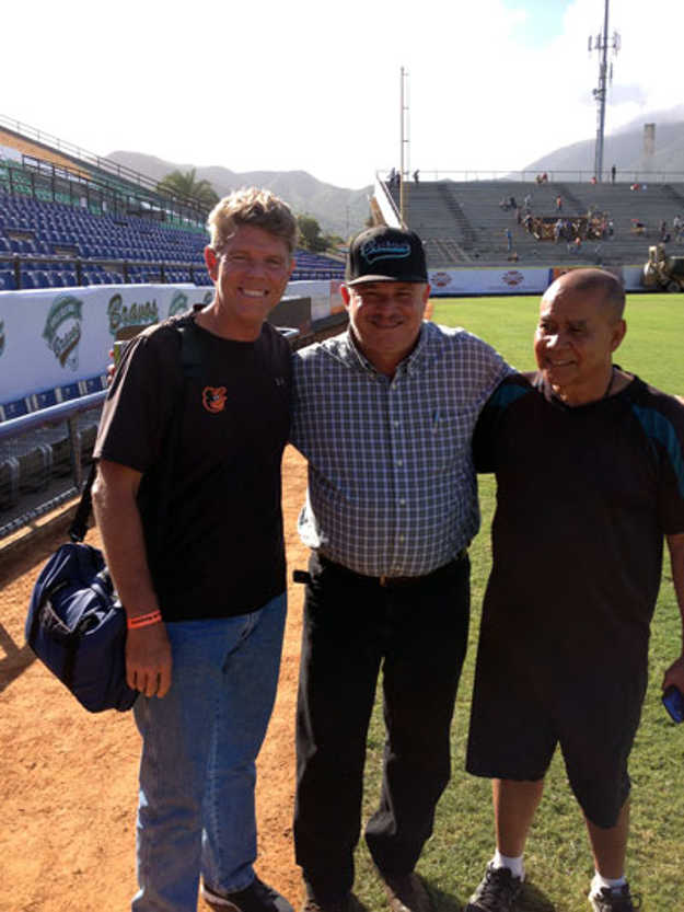 In Venezuela with lifelong friends of the game.