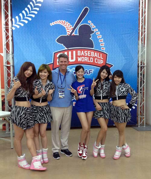 Joel Bradley at Baseball World Cup in Tokyo