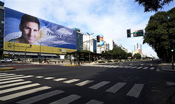 Messi Billboard in Buenos Aires